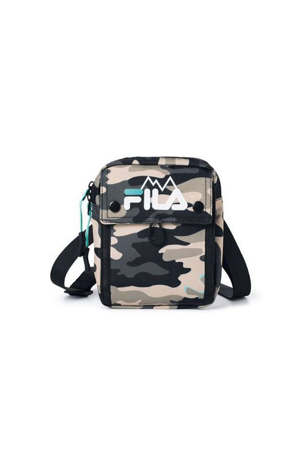 Bolsa Crossbody Fila Camufladas Pretas - Fila Tornock Portugal Lisboa,LKOE-08764